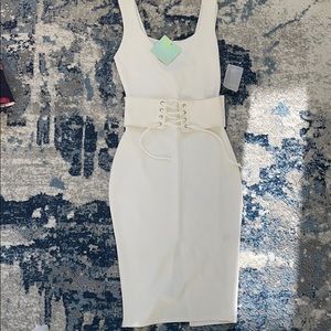 Misguided White Dress